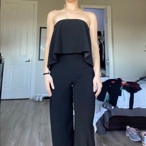 strapless romper BCBG